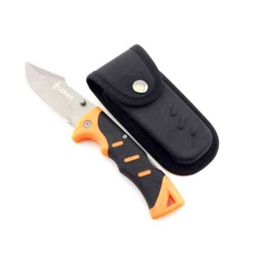 Нож  №BG135 складной, каучук. рукоять, 22см, в чехле и коробке