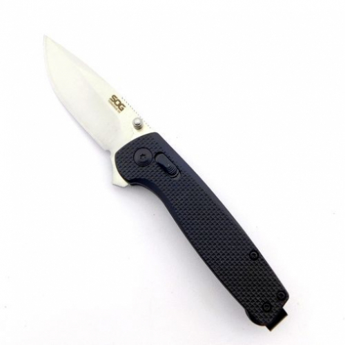 Нож  №608BK складной, пластм. рукоять, 18см, в коробке