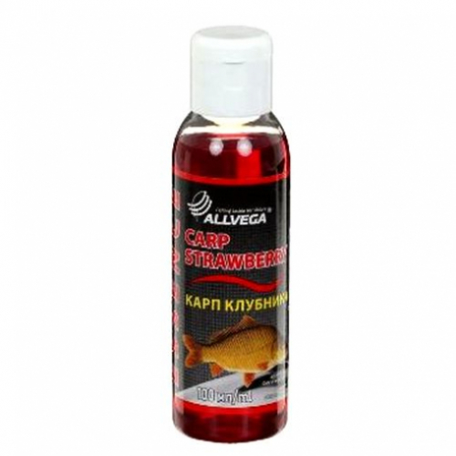 Ароматизатор-концентрат жидкий ALLVEGA «Essence Carp Strawberry« 100мл (КАРП КЛУБНИКА)