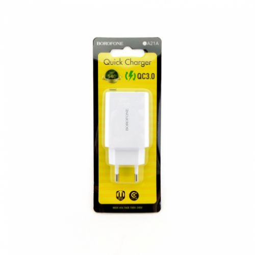 СЗУ BA21A 1USB QC3.0 белый