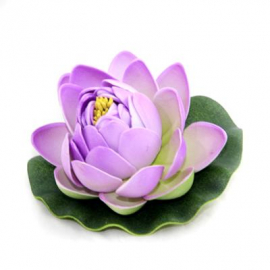 Роза декоративная для пруда, ПВХ, 10см, 6 цветов INBLOOM