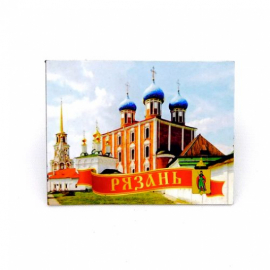 Магнит сувенирный КРЕМЛЬ  дерево
