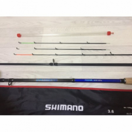 Фидер SHIMANO штекер. 3.9м, 3-х коленный (3 конч.)тест 60-120