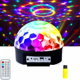 Свето-шоу музыкальный светодиодный Led Magik Ball Light X-12 c Bluetooth ST-7406