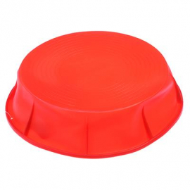 Форма силиконовая d20x5,5см, круглая, 3 цвета