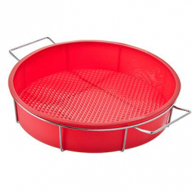 Форма силиконовая 25x6см, круглая на мет. подставке, HS-305 VETTA